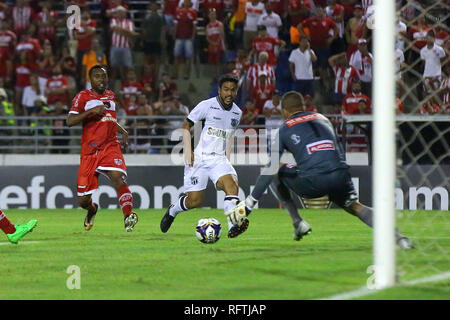 AL - Maceio - 26/01/2019 - 2019 Coupe du nord-est, du registre x CRB - Attaque de Everson Felipe Ceara joueur pendant le match contre le CRB au Stade Roi Pele pour le championnat de la Coupe nord-est 2019. Photo : Itawi Albuquerque / AGIF Banque D'Images