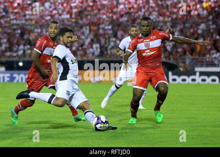 AL - Maceio - 01/26/2019 - 2019 Coupe du nord-est, du registre x CRB - Felipe Beixola, un joueur de Ceara lors d'un match contre le CRB au stade Roi Pele pour le championnat de la Coupe nord-est 2019. Photo : Itawi Albuquerque / AGIF Banque D'Images