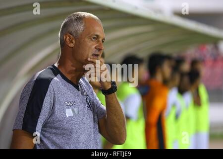 AL - Maceio - 01/26/2019 - 2019 Coupe du nord-est, du registre x CRB - Luiz Carlos Lorenzi Ceara coach au cours de match contre CRB au Stade Roi Pele pour le championnat de la Coupe nord-est 2019. Photo : Itawi Albuquerque / AGIF Banque D'Images