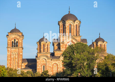 L'église de Saint Marc, Parc Tasmajdan, Belgrade, Serbie, Europe Banque D'Images