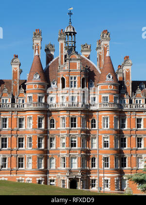 Royaume-uni, Angleterre, Surrey, Royal Holloway College Banque D'Images