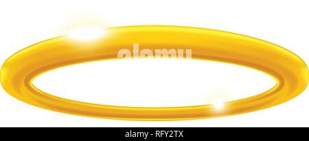 Bague ange réaliste Illustration de Vecteur