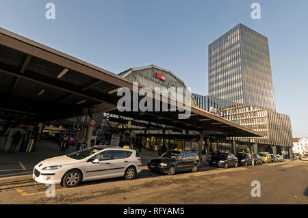 La gare principale de Saint-Gall à Saint-Gall, Suisse Banque D'Images