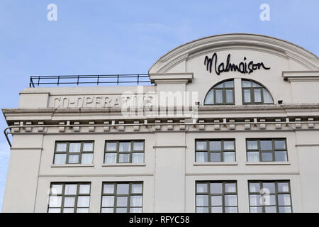 Le Malmaison Hotel à Newcastle Upon Tyne, Angleterre. L'hôtel occupe l'ancien bâtiment de coopération sur le quai. Banque D'Images