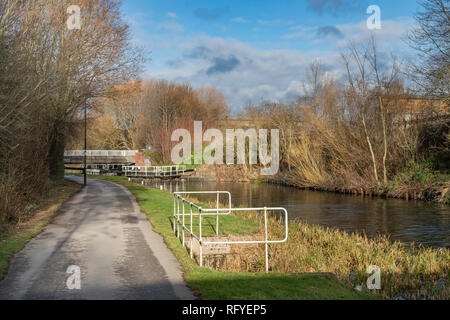 Le Don de la navigation, Tinsley, Rotherham, South Yorkshire, UK Banque D'Images