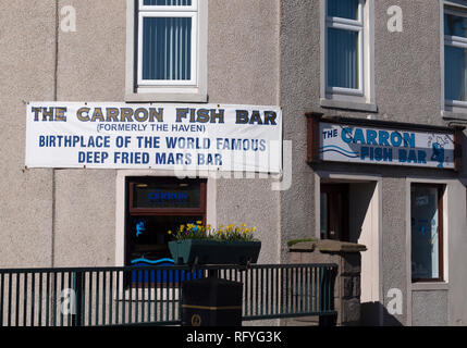 Le Carron Fish Bar, Rue Allardice, Stonehaven, Aberdeenshire, Scotland, UK Banque D'Images