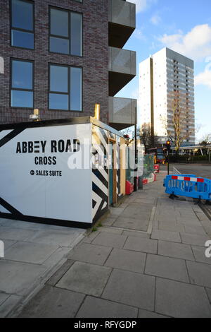 Royaume-uni : Londres NW6 : Abbey Road Cross : développement du logement Banque D'Images