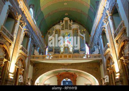 L'intérieur de Notre Dame de l'église de Lapa, Porto, Portugal Banque D'Images