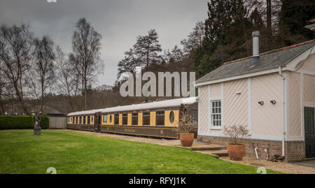 L'ancienne gare ferroviaire près de Petworth, West Sussex, UK Banque D'Images