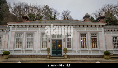 L'ancienne gare ferroviaire près de Petworth, West Sussex, UK Banque D'Images