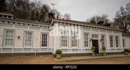 L'ancienne gare ferroviaire près de Petworth, West Sussex, UK Banque D'Images