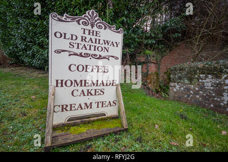 L'ancienne gare ferroviaire près de Petworth, West Sussex, UK Banque D'Images