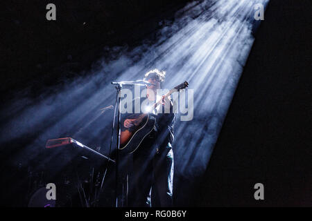 Danemark, copenhague - 24 janvier 2019. Le chanteur et compositeur Alex Vargas effectue un concert live à KB Hallen à Copenhague. (Photo crédit : Gonzales Photo - Peter Troest). Banque D'Images