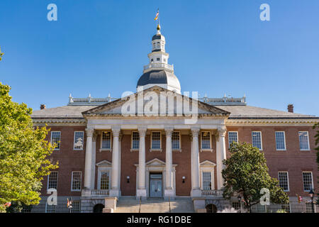 Bâtiment de la capitale de l'État du Maryland à Baltimore, Maryland Banque D'Images