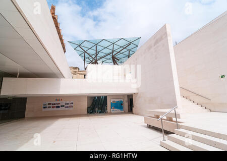 Avis de CaixaForum Barcelone, galerie d'art, bâtiment était à l'origine textile factory Banque D'Images
