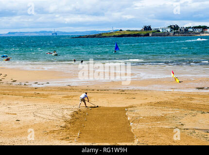 Elie Beach Festival de Cricket, Elie, Fife Banque D'Images