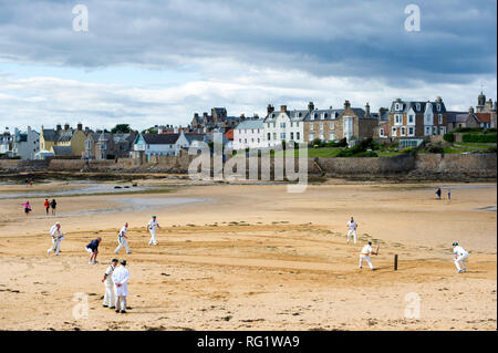 Elie Beach Festival de Cricket, Elie, Fife Banque D'Images