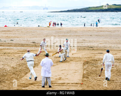 Elie Beach Festival de Cricket, Elie, Fife Banque D'Images