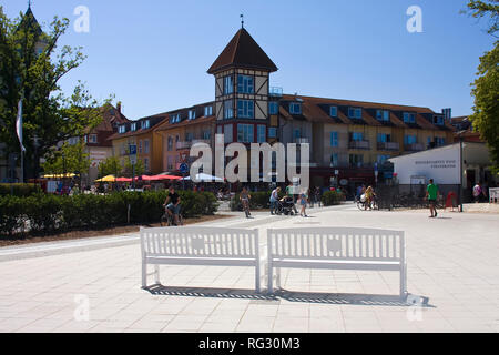 Promenade de la plage, Kühlungsborn, Allemagne, Europe, promenade de la plage de Kühlungsborn, Allemagne, Europe Banque D'Images