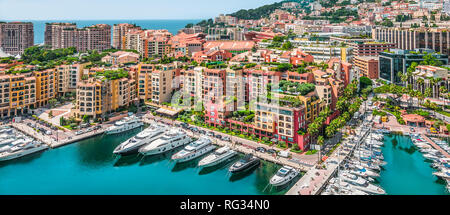 Fontvieille, Monaco, France Banque D'Images