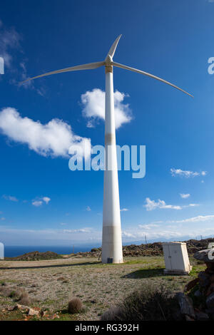 Plus d'éoliennes Elounda VIllage Crete Grèce Banque D'Images