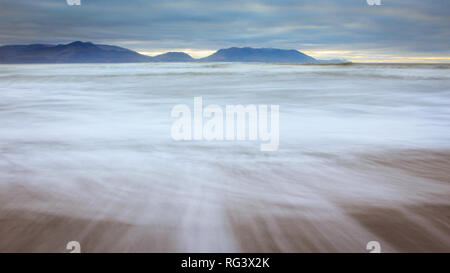 La plage Inch Kerry Banque D'Images