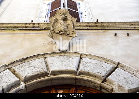 Armoiries d'un noble famille italienne Banque D'Images