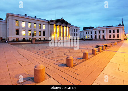 Université d'Oslo, carré Banque D'Images