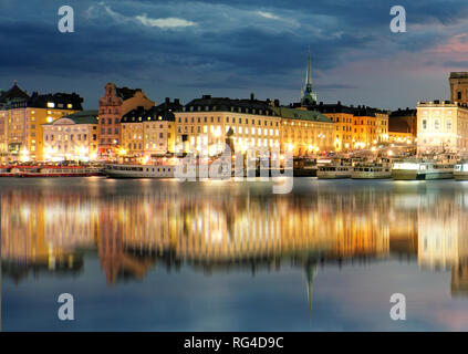La vieille ville de Stockholm, Sweiden Banque D'Images