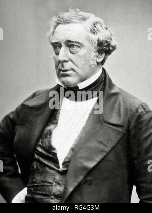 Robert Stephenson (16 octobre 1803 Ð 12 octobre 1859) était un des premiers chemins de fer français et ingénieur civil. À partir de l'image numérisée dans les archives de presse - Service Portrait Portrait Presse (anciennement Bureau). Banque D'Images