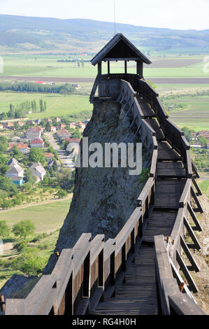 Château de Boldogkő dans Boldogkőváralja, la Hongrie. Banque D'Images