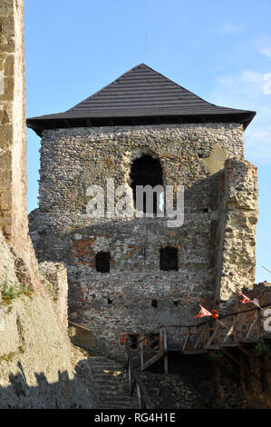 Château de Boldogkő dans Boldogkőváralja, la Hongrie. Banque D'Images