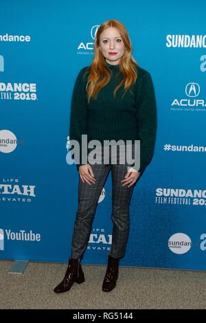 Park City, Utah, USA. 27 Jan, 2019. Britt Poulton aux arrivées pour EUX QUI SUIVENT en première mondiale au Festival du Film de Sundance 2019, Eccles Center, Park City, UT 27 Janvier, 2019. Credit : JA/Everett Collection/Alamy Live News Banque D'Images