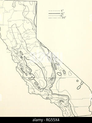 . Chasse et pêche de la Californie. Pêche -- Californie ; jeu et jeu-oiseaux -- Californie ; Poissons -- Californie ; groupes de population animale ; pêches ; gibier, poissons. La perdrix CHUKAR EN CALIFORNIE 92 899 wild-piégée chukars ont été stockés dans sept comtés de l'État. Le nombre de game farm chukars publié dans les divers comtés durant les années 1982 à 1955 ont varié de 16 à 10 818 dans le Comté de San Bernardino Comté (Figure 1). Succès DES PLANTATIONS CHUKAR EN CALIFORNIE Chaque comté où chukars ont été libérés a été vérifié au cours de 1952 et 1953 pour déterminer le succès de la pla Banque D'Images