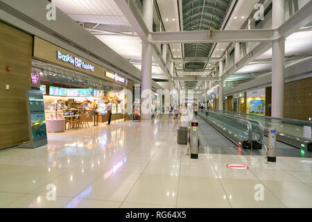 INCHEON, CORÉE DU SUD - circa 2017, Juin : à l'intérieur de l'Aéroport International d'Incheon. Banque D'Images