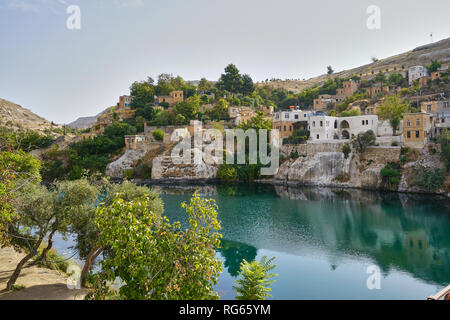 Voir d'Halfeti et Euphrate, Turquie Banque D'Images