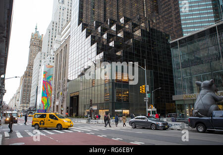 Trump Tower, 5e Avenue, New York, NY, USA. Banque D'Images