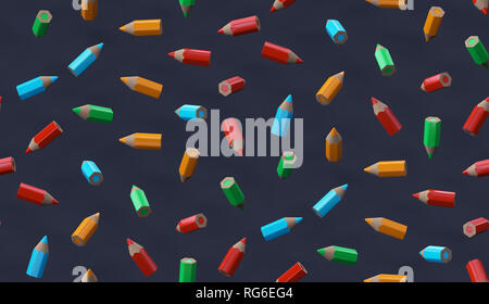 Éléments d'art créatif rendre fond bleu texture pattern seamless texture design memphis moderne pour couvrir une grande illustration de rendu ou d'impression busin Banque D'Images