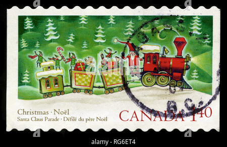Timbre du Canada dans les fêtes de Noël (2004), Toronto Santa Claus Parade series Banque D'Images
