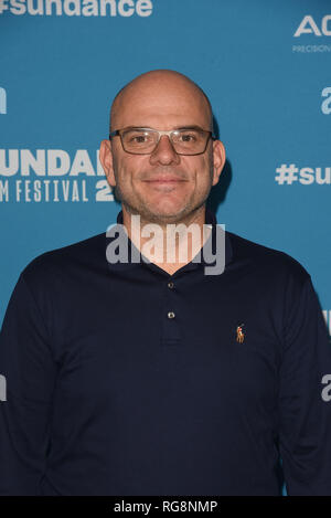 Park City, Utah, USA. 28 janvier, 2019. Jamie Laurenson assiste à l"état de l'Union européenne" une première mondiale à la Rey Theatre Le 28 janvier 2019 à Park City, Utah. Photo : imageSPACE/MediaPunch MediaPunch Crédit : Inc/Alamy Live News Banque D'Images