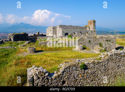 L'Albanie, Shkoder, le château de Rozafa Banque D'Images