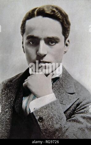 CHARLES CHAPLIN. CHARLOT ACTEUR DE CINE Inglés. LONDRES 1889-1977. Banque D'Images