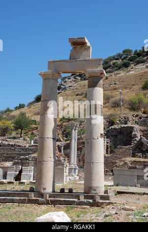 Ruines du Prytanée, Ephèse, Turquie Banque D'Images