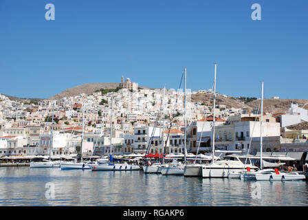 Ermoupoli, Syros, Grèce Banque D'Images