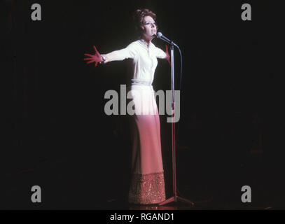 La chanteuse franco-italienne Caterina Valente et actrice du film de 1980. Photo : Tony Gale Banque D'Images