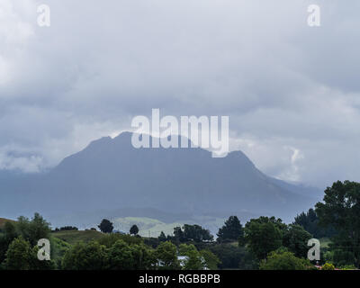 Hikurangi montagne sacrée des Ngati Porou, Tapuaeroa Valley, East Cape, Nouvelle-Zélande Banque D'Images