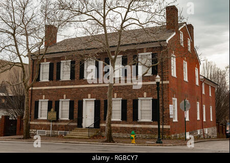 Mary Todd Lincoln home à Lexington Kentucky Banque D'Images