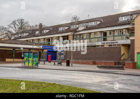 Centre Woodrow à Redditch, Worcestershire, Angleterre. Banque D'Images