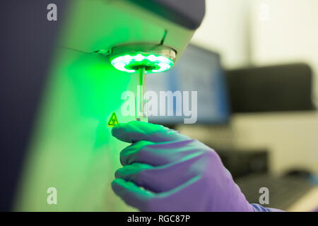 Flowcytometrical analyse de l'échantillon Banque D'Images