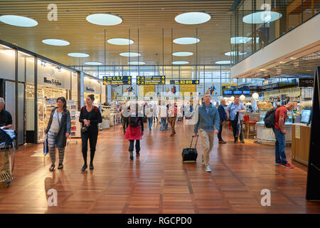 Copenhague, Danemark - circa 2014 SEPTEMBRE : à l'intérieur de l'aéroport de Copenhague Kastrup,. Banque D'Images